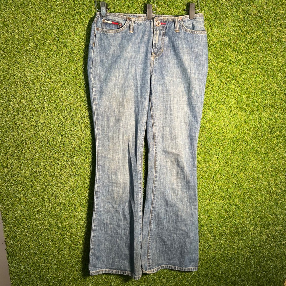 Tommy Jeans‎ Vintage 90s Flare Leg Denim Medium Wash Blue Size 5